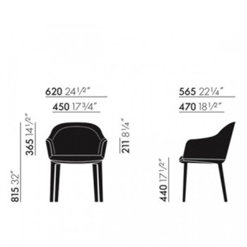 Vitra Chaise Softshell Vitra Chaise Softshell