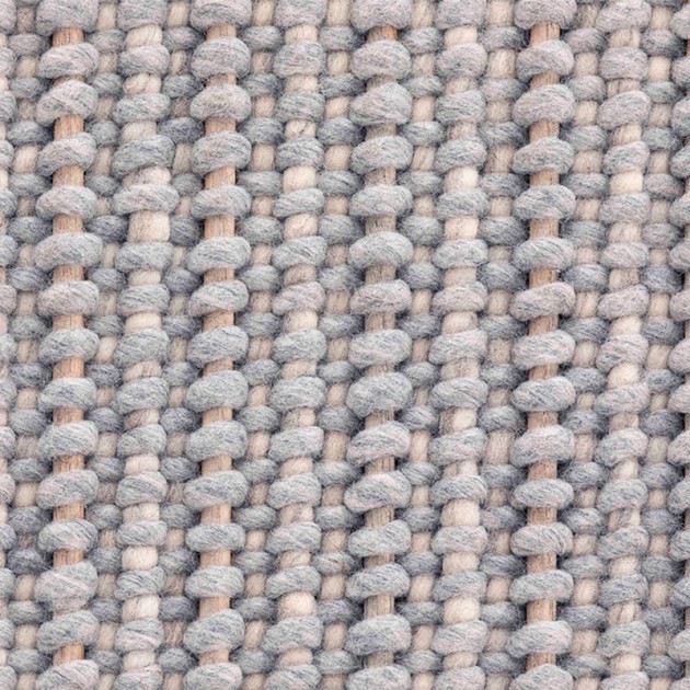 Detalle alfombra GOZ Kiri light grey - Gan Rugs