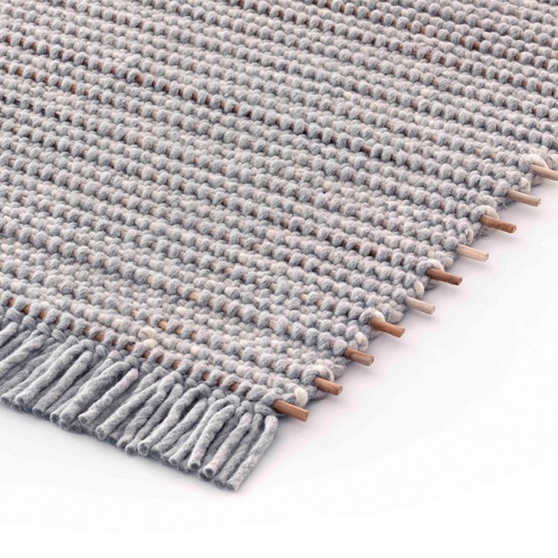 Alfombra GOZ Kiri light grey - Gan Rugs