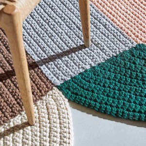 Alfombra Crochet Trio Mix de Gan Rugs