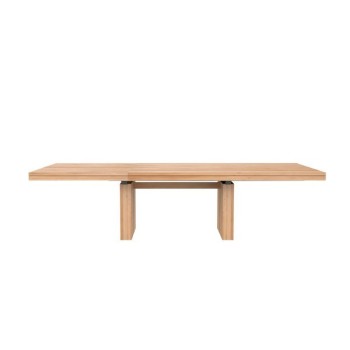 Mesa de comedor extensible colección Doble en roble natural. Marca Ethnicraft Mesa de comedor extensible colección Doble en roble natural. Marca Ethnicraft