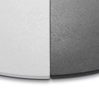 Cemento blanco y antracita MDF Italia