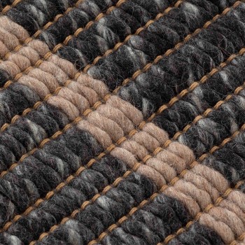 Alfombra Reversible Black de Gan Rugs Alfombra Reversible Black de Gan Rugs