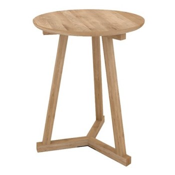 Table d’appoint tripode en chêne - Ethnicraft