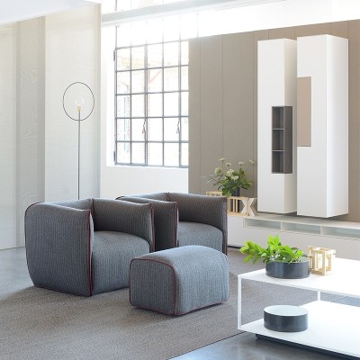 Mia armchair with matching profile - MDF Italia Mia armchair with matching profile - MDF Italia