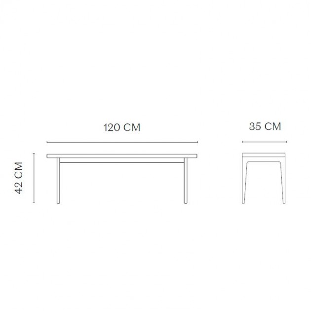 Medidas Le Roi Bench - Norr11