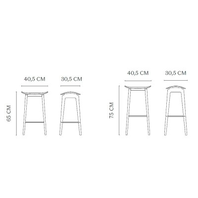 Norr11 NY11 Bar Stool Norr11 NY11 Bar Stool