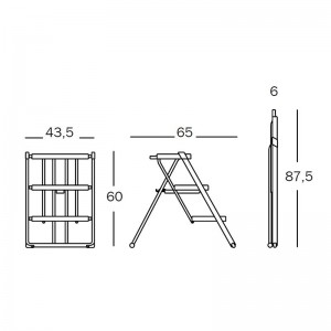 Nuovastep escalera plegable Magis medidas