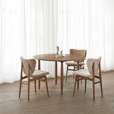 Mesa de comedor Oku Dining Round de Norr11 Mesa de comedor Oku Dining Round de Norr11