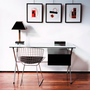 Escritorio Albini Mini Desk Knoll en casa