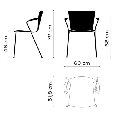 Vico Duo con brazos de Fritz Hansen Vico Duo con brazos de Fritz Hansen