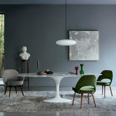 Knoll Table à manger ovale Tulip Saarinen Knoll Table à manger ovale Tulip Saarinen