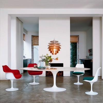 Knoll Table à manger ovale Tulip Saarinen Knoll Table à manger ovale Tulip Saarinen