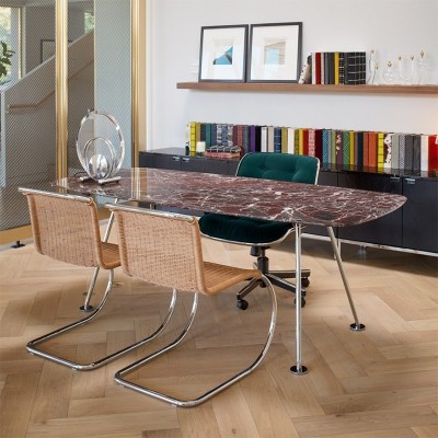 Knoll, MR Sedia Laterale Rattan Knoll, MR Sedia Laterale Rattan