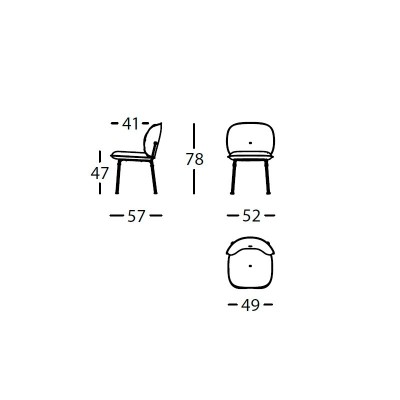 Mullit chair by Sancal