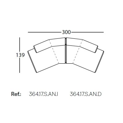 Sancal, DUO Maxi Sofa