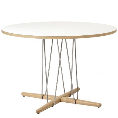 Comprar Mesa embrace E020 talla M en roble jabón con base acero inoxidable de Carl Hansen. Disponible en Moisés showroom Comprar Mesa embrace E020 talla M en roble jabón con base acero inoxidable de Carl Hansen. Disponible en Moisés showroom