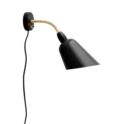 Aplique de pared Bellevue AJ9 &Tradition negro/latón Aplique de pared Bellevue AJ9 &Tradition negro/latón