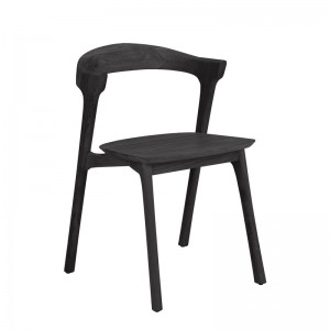 Silla Bok de exterior en teca negra de Ethnicraft