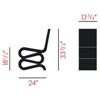 Chaise d’appoint Wiggle - Vitra Chaise d’appoint Wiggle - Vitra