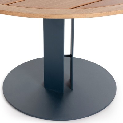 Detalle 2 de la mesa de comedor Isla diámetro 130 de Gandía Blasco.