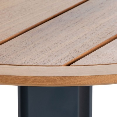 Detalle 3 de la mesa de comedor Isla diámetro 130 de Gandía Blasco.