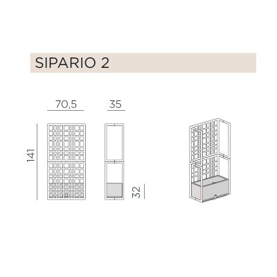 Nardi, Panel de separación Sipario Nardi, Panel de separación Sipario
