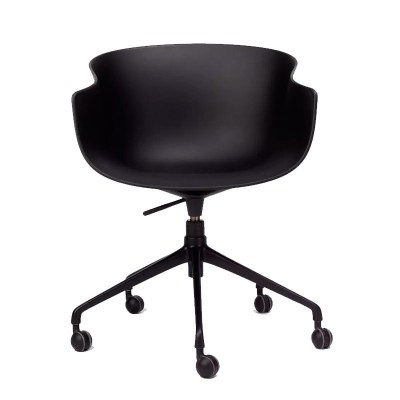 Chaise pivotante réglable Bai avec Ondarretaroues