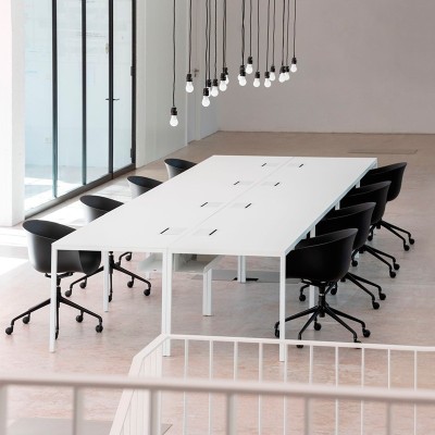 Chaise pivotante réglable Bai avec Ondarretaroues