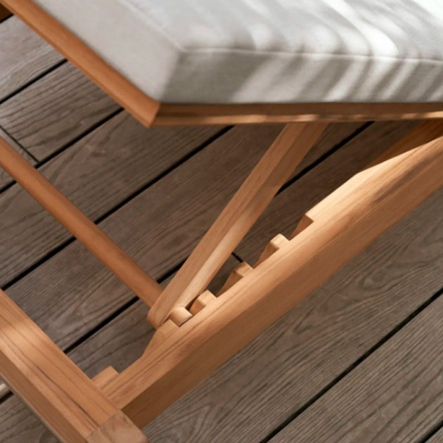 Imagen detalle respaldo tumbona AH604 de Carl Hansen