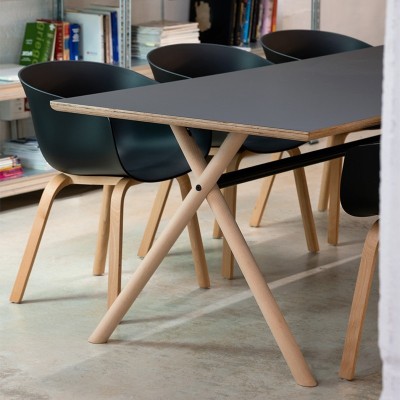 Ondarreta, Sedia Bai con gambe in legno