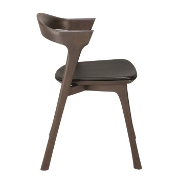 Perfil Silla Bok marrón cuero marrón de Ethnicraft