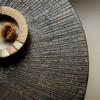 Imagen detalle textura tablero salón Slice coffee table de Ethnicraft Imagen detalle textura tablero salón Slice coffee table de Ethnicraft