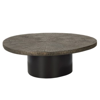 Mesa de centro Slice oval de Ethnicraft Mesa de centro Slice oval de Ethnicraft
