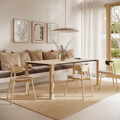 Kol chair with wooden feet and upholstery - Treku Kol chair with wooden feet and upholstery - Treku
