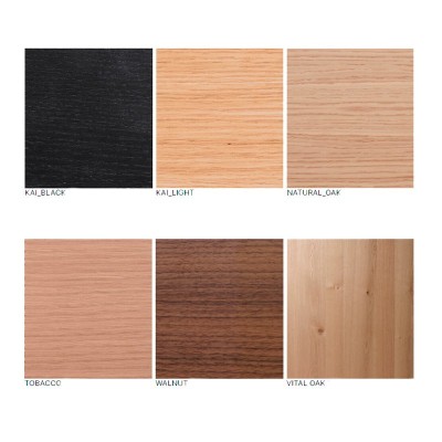 Silla Kol con pies de madera y tapizado - Treku