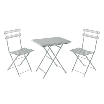 Arc en ciel Emu pack 2 outdoor chairs and table