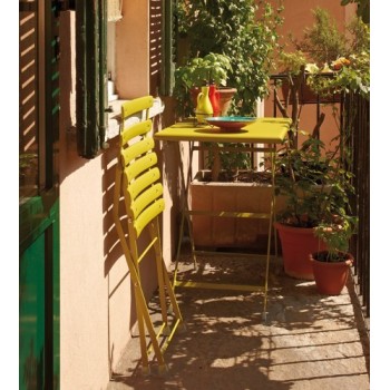Arc en ciel Emu pack 2 outdoor chairs and table