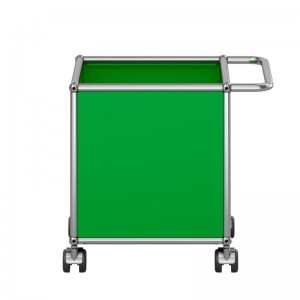 Frente Carrito infantil USM Haller color verde de USM