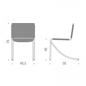 Silla Jot Acerbis medidas