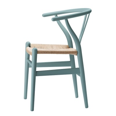 Perfil Wishbone CH24 Edición IC Colors color Pewter de Carl Hansen