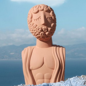 Imagen ambientada Mezzobusto Man en terracota de Seletti