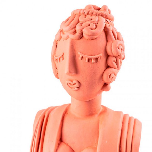 Detalle Busto Poppea en terracota de Seletti