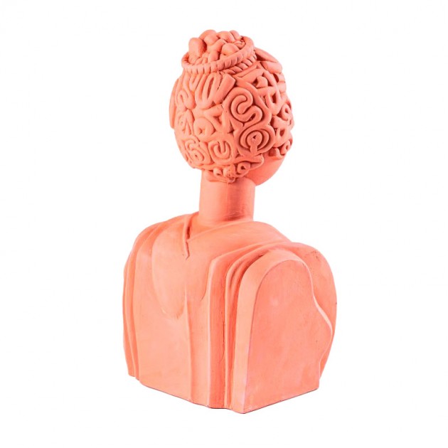 Espalda Busto Poppea en terracota de Seletti