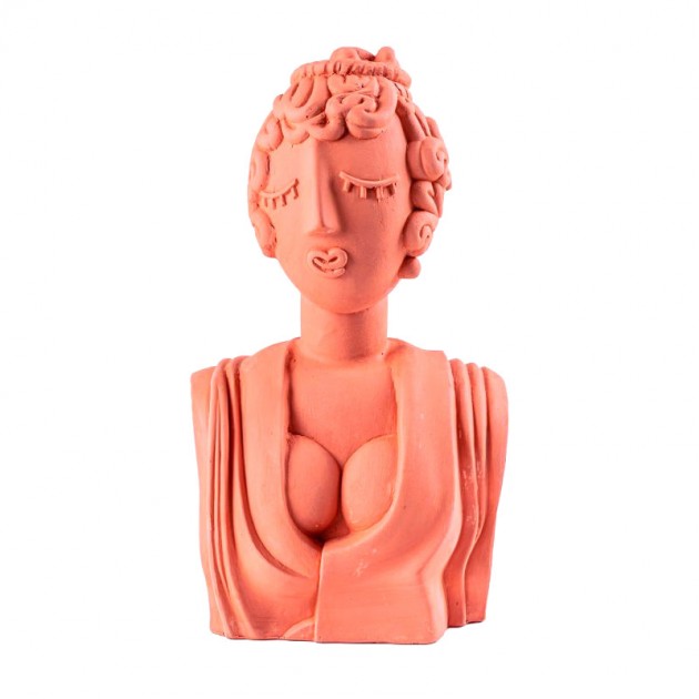 Busto Poppea en terracota de Seletti