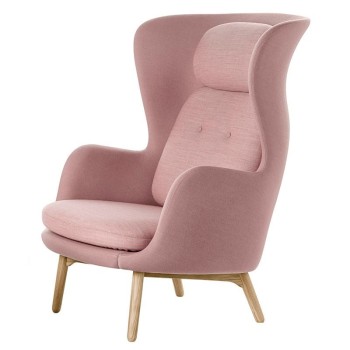Fauteuil RO avec pieds en bois Fritz Hansen Fauteuil RO avec pieds en bois Fritz Hansen