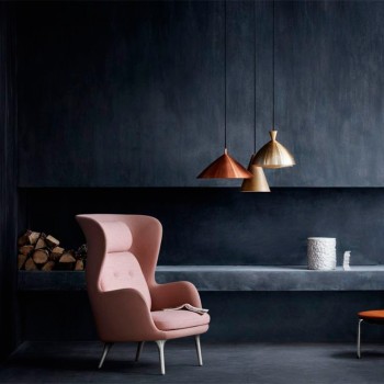 Fauteuil RO avec pieds en bois Fritz Hansen Fauteuil RO avec pieds en bois Fritz Hansen
