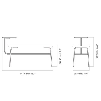 Audo Copenhagem Afteroom Bench