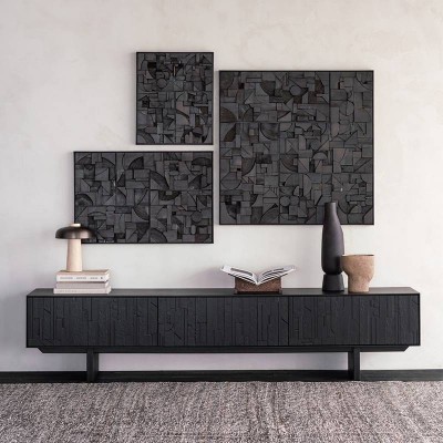 Ethnicraft - Bricks wall art, wooden frame Ethnicraft - Bricks wall art, wooden frame