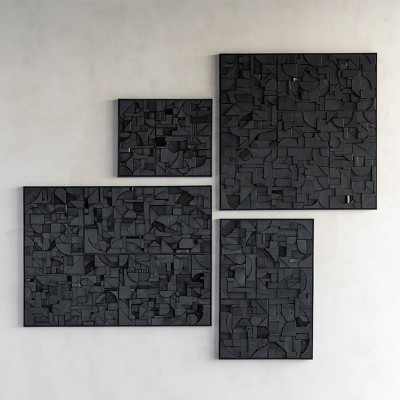 Ethnicraft - Bricks wall art, wooden frame Ethnicraft - Bricks wall art, wooden frame